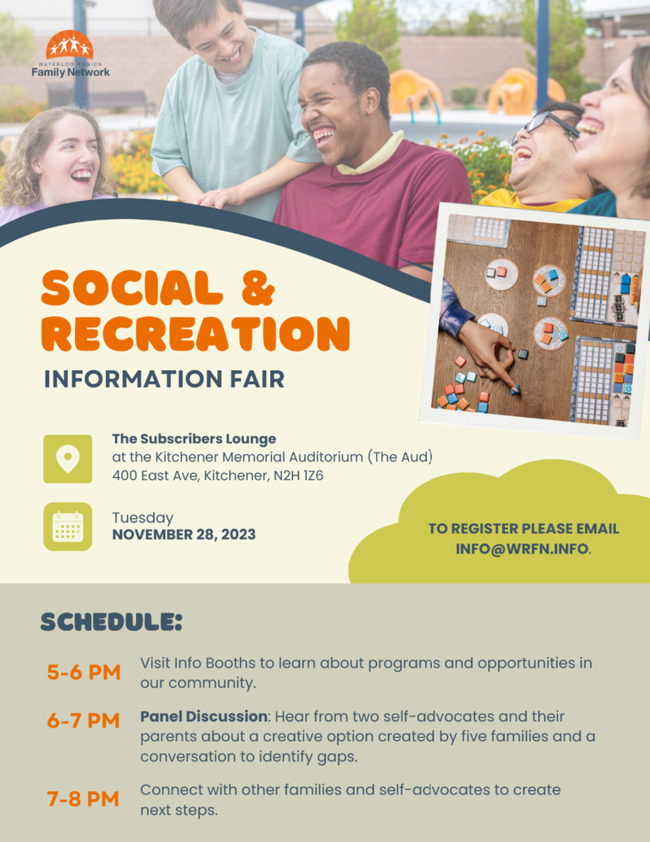 Social and Recreation Fair flyer
